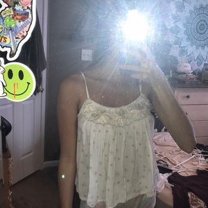 American eagle White dress top